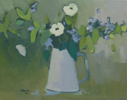 English Bouquet with White Anemones